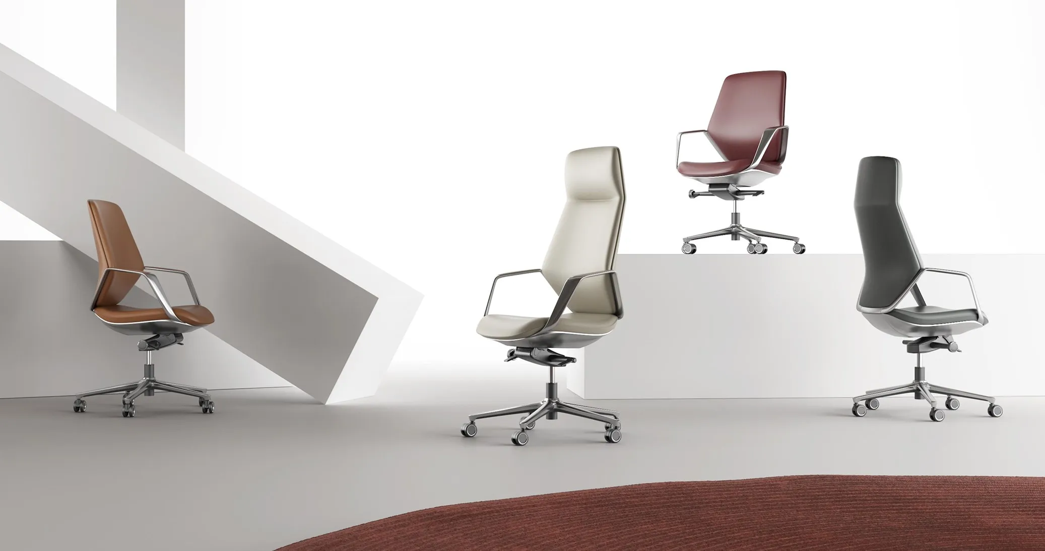 New Modern Trend With Genuine Cow Leather Swivel Design for Unique Home Use Wholesale Mid-Back Brown Executive Office Chair
New Modern Trend With Genuine Cow Leather Swivel Design for Unique Home Use Wholesale Mid-Back Brown Executive Office Chair