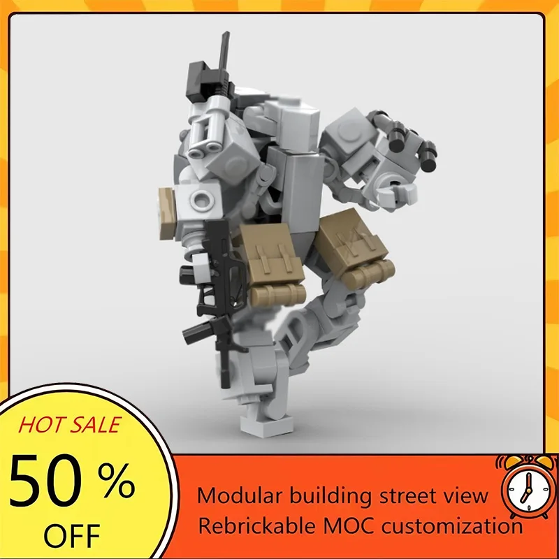 535PCS Popular Space War Movie Model MOC Building Bricks Battle Mech Modular Technology Gifts Holiday Assemble Children Toy Suit
535PCS Popular Space War Movie Model MOC Building Bricks Battle Mech Modular Technology Gifts Holiday Assemble Children Toy Suit