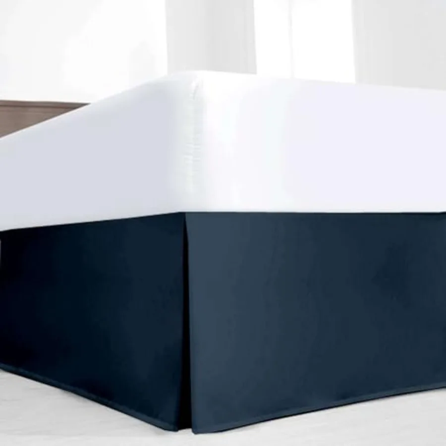 Twin XL Bed Skirt with Split Corners 18 Inch Drop Pleated Dust Ruffle Tailored Bedskirt with Platform Easy Fit Wrinkle Resistan
Twin XL Bed Skirt with Split Corners 18 Inch Drop Pleated Dust Ruffle Tailored Bedskirt with Platform Easy Fit Wrinkle Resistan