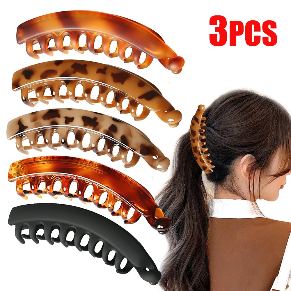 Banana Hair Clip Tortoiseshell Hairgrips Twist Clamp for Women Hair Accessories Fish Shaped Hairpin Ponytail Barrettes Headwear
Banana Hair Clip Tortoiseshell Hairgrips Twist Clamp for Women Hair Accessories Fish Shaped Hairpin Ponytail Barrettes Headwear