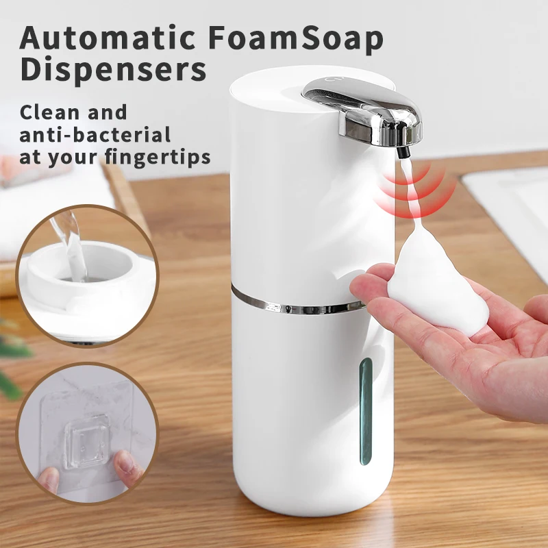 Automatic Soap Dispenser Touchless Foaming Soap Dispenser 380ml USB Rechargeable Electric 4 Level Adjustable Foam Soap Dispenser
Automatic Soap Dispenser Touchless Foaming Soap Dispenser 380ml USB Rechargeable Electric 4 Level Adjustable Foam Soap Dispenser