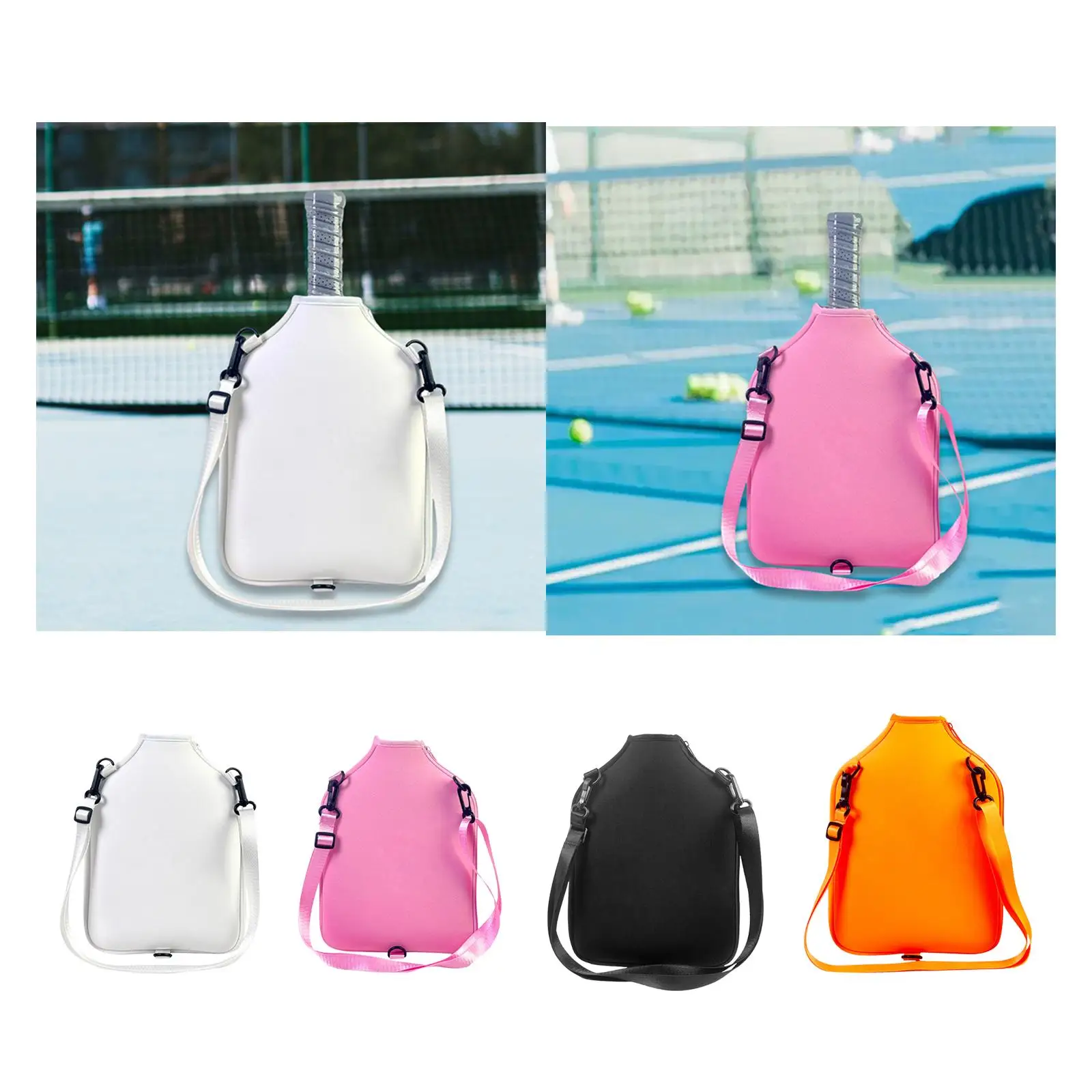 Pickleball Paddle Bag for Men Women Zipper Closure Portable Pickleball Bag Racket Sleeve Storage Bag Detachable Shoulder Strap
Pickleball Paddle Bag for Men Women Zipper Closure Portable Pickleball Bag Racket Sleeve Storage Bag Detachable Shoulder Strap