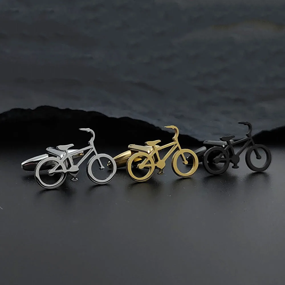 Personalized bicycle women's cufflinks stainless steel 18K, niche design suit, high-quality waterproof, suitable for banquet wea
Personalized bicycle women's cufflinks stainless steel 18K, niche design suit, high-quality waterproof, suitable for banquet wea