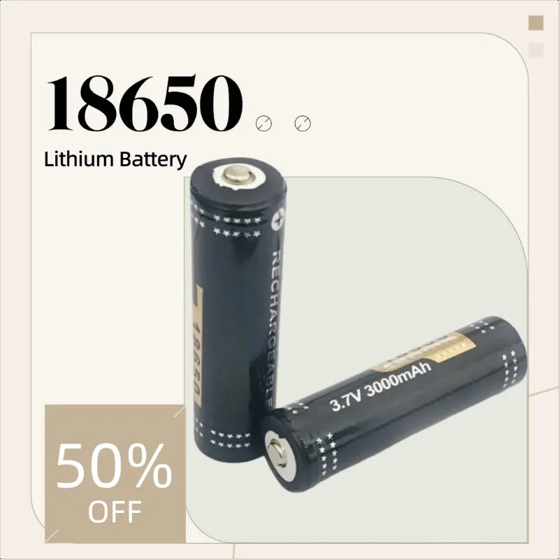 18650 3.7V 3000mAh Full Capacity Lithium Battery for Flashlight Model Toys
18650 3.7V 3000mAh Full Capacity Lithium Battery for Flashlight Model Toys
