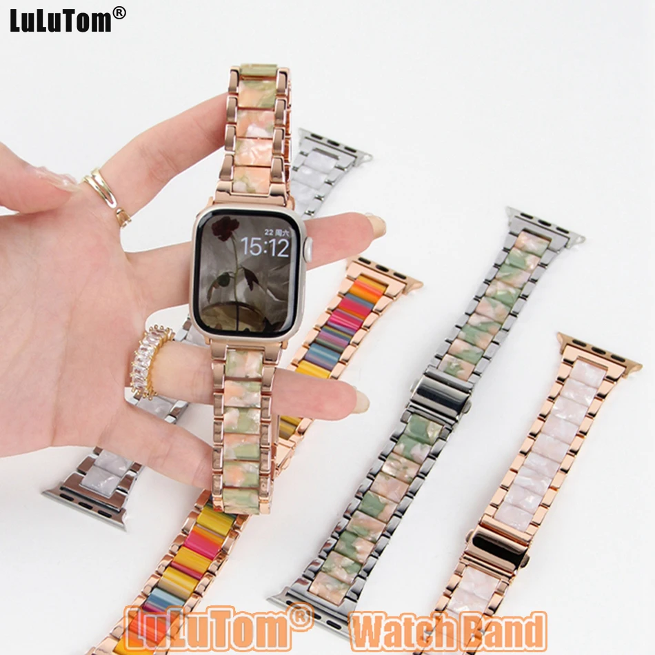 Ремешок из нержавеющей стали для Apple Watch Band 38 40 41 мм 44 42 45 49 мм, роскошный браслет для iWatch Series 9 8 7 6 5 4 3 SE Ultra 2
Ремешок из нержавеющей стали для Apple Watch Band 38 40 41 мм 44 42 45 49 мм, роскошный браслет для iWatch Series 9 8 7 6 5 4 3 SE Ultra 2