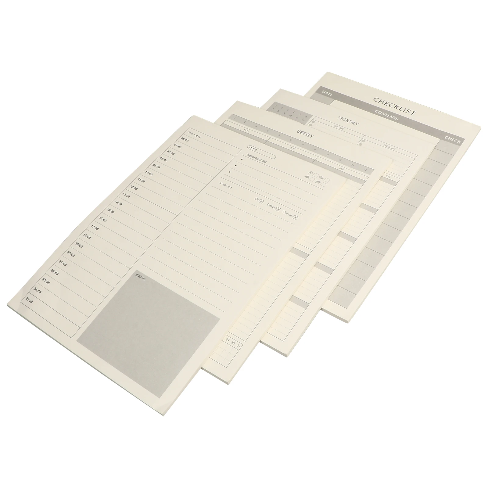 4 Packs Monthly 2024 Daily Notepad Agenda Planning Student Diary Schedule Planner Notebooks Weekly Checklist Paper Desktop
4 Packs Monthly 2024 Daily Notepad Agenda Planning Student Diary Schedule Planner Notebooks Weekly Checklist Paper Desktop