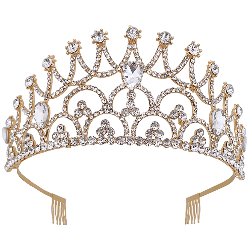 Elegant Vintage Wedding Tiara Headband For Women Girls Bridal Crown Decorative Party Accessories Shiny Comfortable Easy Wear
Elegant Vintage Wedding Tiara Headband For Women Girls Bridal Crown Decorative Party Accessories Shiny Comfortable Easy Wear