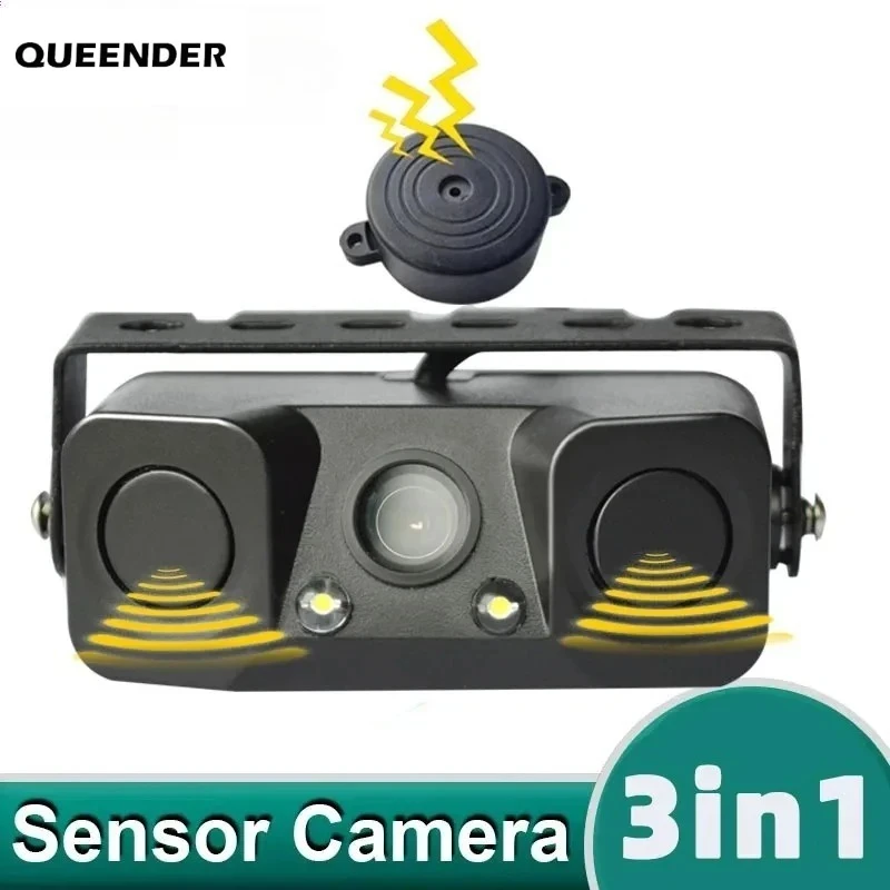 QueenDer 3-in-1 Car Video Parking Sensor Kit - Radar LED Display, Backup Camera, Reversing Monitor & Alarm
QueenDer 3-in-1 Car Video Parking Sensor Kit - Radar LED Display, Backup Camera, Reversing Monitor & Alarm