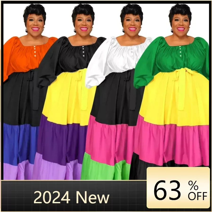 XL-5XL Plus Size African Dresses for Women Elegant African Long Sleeve Polyester Long Maxi Dress Gowns Dashiki Africa Clothing
XL-5XL Plus Size African Dresses for Women Elegant African Long Sleeve Polyester Long Maxi Dress Gowns Dashiki Africa Clothing