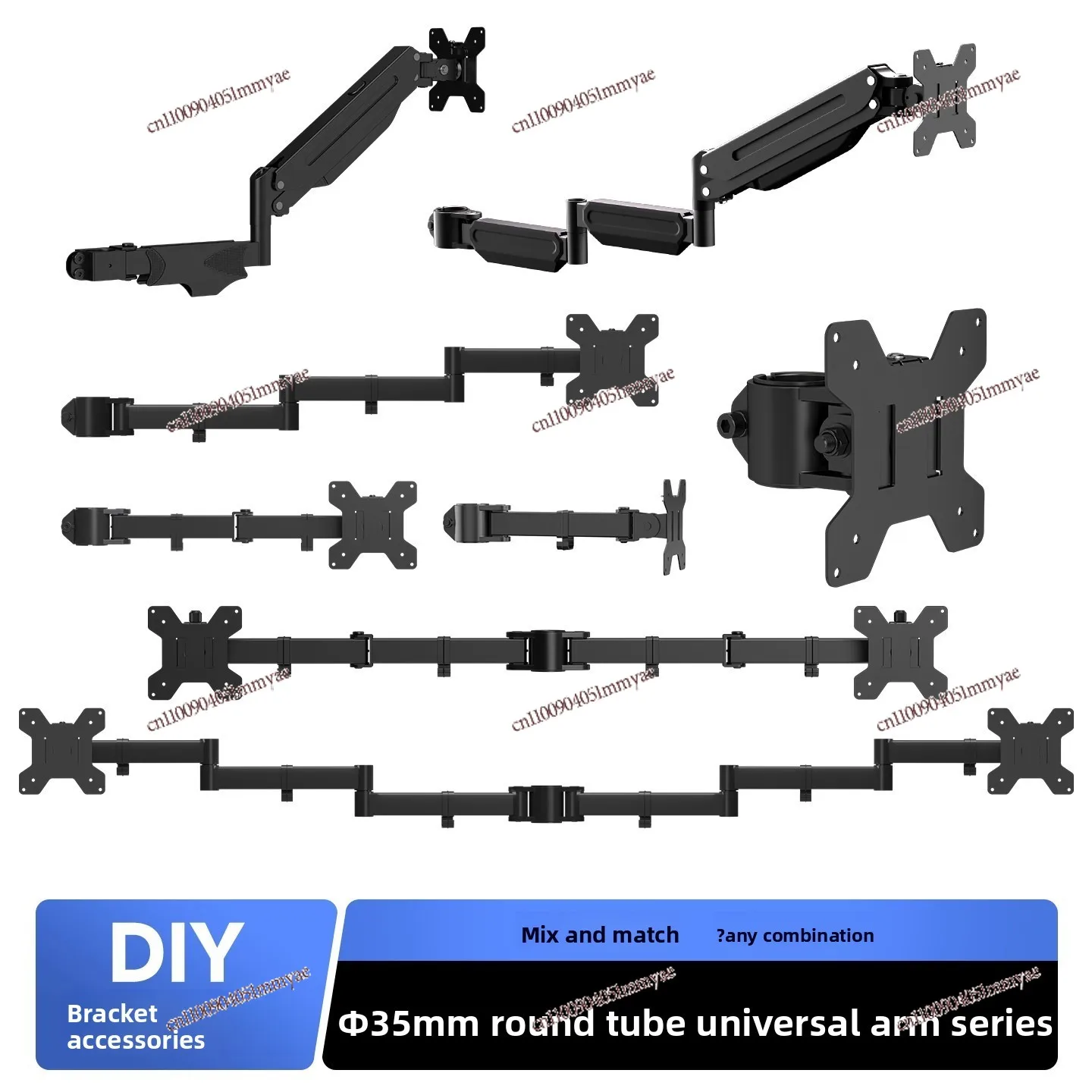 Monitor holder Individual arm accessories Robotic arm lengthened DIY combination
Monitor holder Individual arm accessories Robotic arm lengthened DIY combination