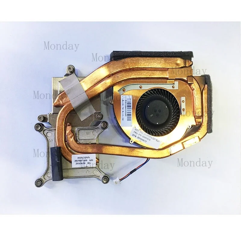 W For Lenovo ThinkPad W520 Notebook CPU Fan Radiator 04W1574
W For Lenovo ThinkPad W520 Notebook CPU Fan Radiator 04W1574