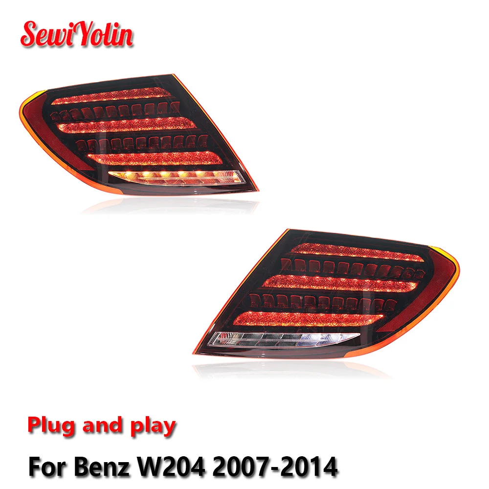 Car LED Tail Light Accessories For Benz W204 2007-2014 Auto Rear Fog DRL Brake Turn Signal Lamp Plug and Play
Car LED Tail Light Accessories For Benz W204 2007-2014 Auto Rear Fog DRL Brake Turn Signal Lamp Plug and Play