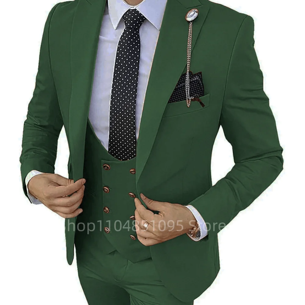 Orange 3-Piece Slim Fit Men's Tuxedo Suit for Wedding Formal Business Occasions Jacket + Vest + Pants Set
Orange 3-Piece Slim Fit Men's Tuxedo Suit for Wedding Formal Business Occasions Jacket + Vest + Pants Set