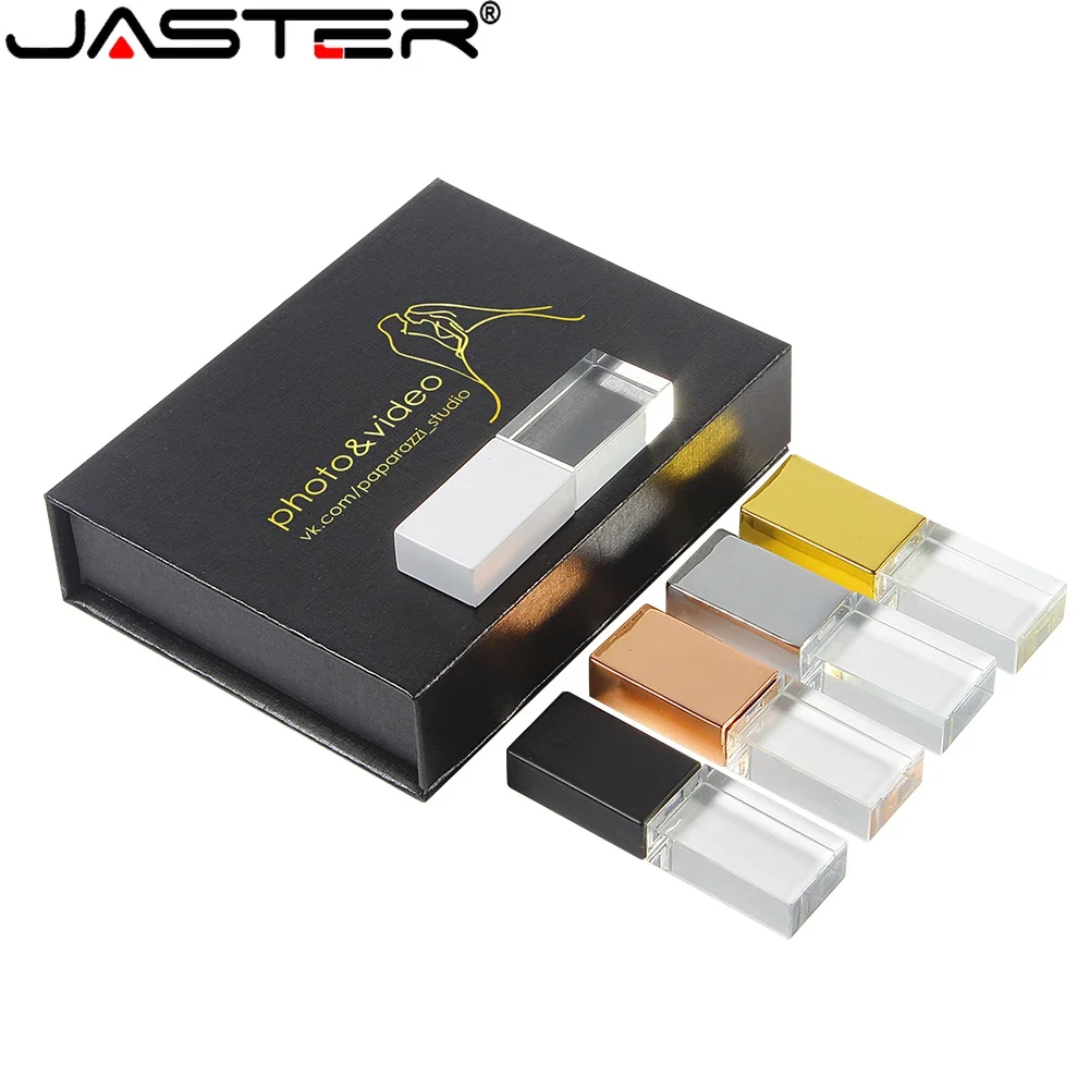 JASTER Free Custom Logo Crystal USB 2.0 Flash Drive 128GB High Speed Pen Drive with Paper Box 64GB Wedding Gift Memory Stick 8GB
JASTER Free Custom Logo Crystal USB 2.0 Flash Drive 128GB High Speed Pen Drive with Paper Box 64GB Wedding Gift Memory Stick 8GB