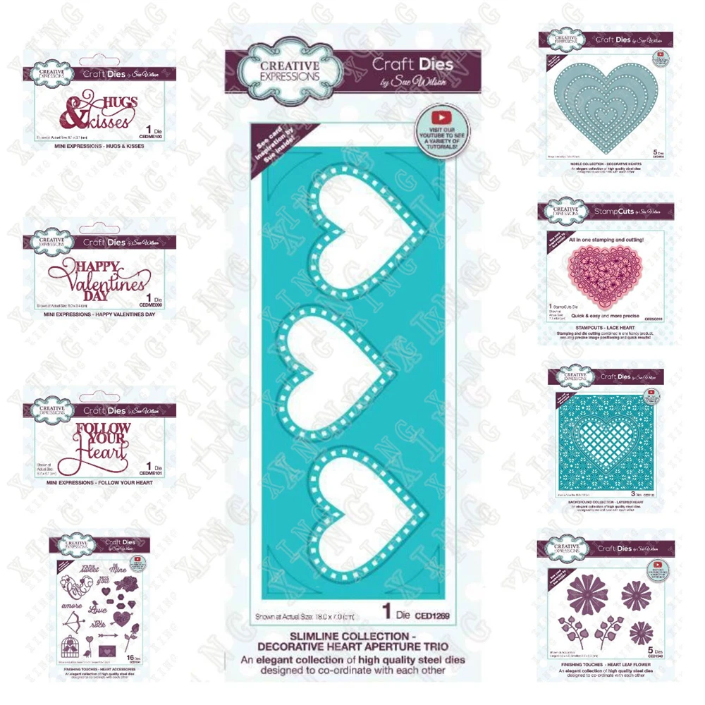 Happy Valentines Day Craft Metal Cutting Dies Sets for Diy Craft Making Greeting Card Scrapbooking Decoration Die Cut Die Molds
Happy Valentines Day Craft Metal Cutting Dies Sets for Diy Craft Making Greeting Card Scrapbooking Decoration Die Cut Die Molds