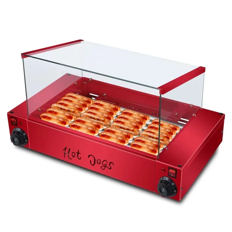 Hot Dog Machine Hot Dog Machine Sausage Roller Machine With Detachable Glass
Hot Dog Machine Hot Dog Machine Sausage Roller Machine With Detachable Glass