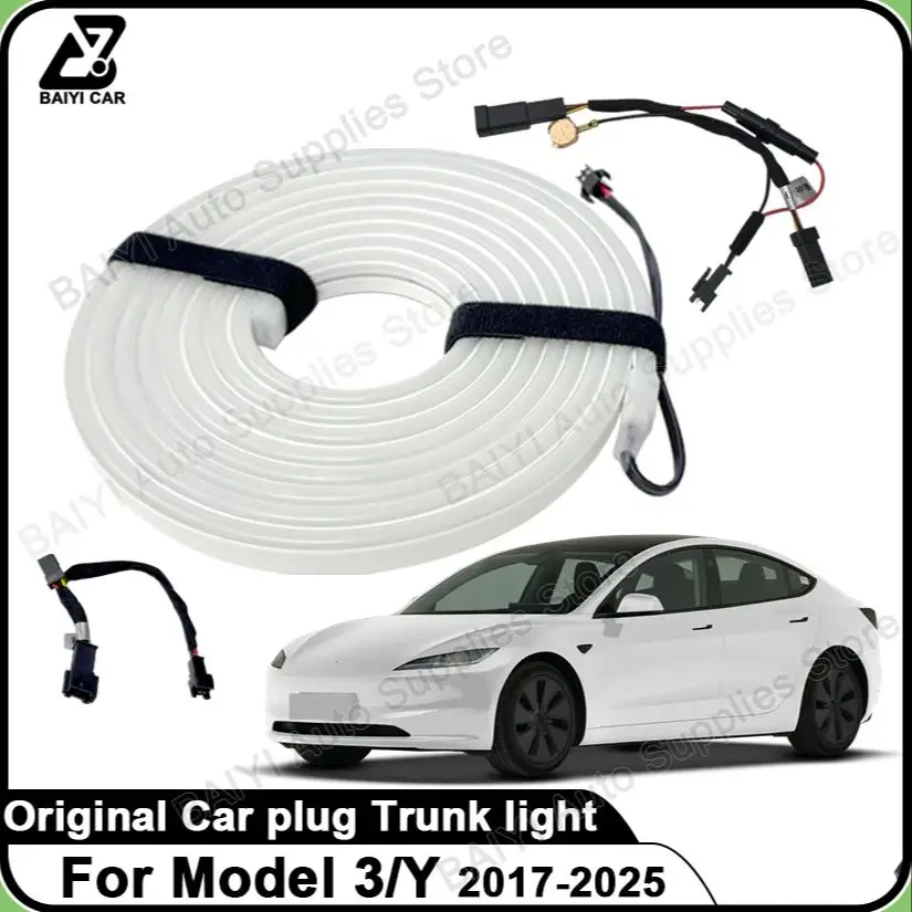 For Tesla Model 3/Y 2017-2023 Trunk Light Strip For model y juniper 2025 Auto ON/OFF Front Trunk LED Interior Ambient Lighting
For Tesla Model 3/Y 2017-2023 Trunk Light Strip For model y juniper 2025 Auto ON/OFF Front Trunk LED Interior Ambient Lighting