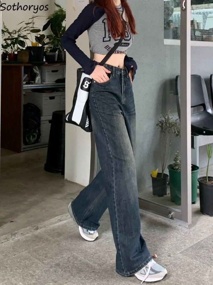 Loose Wide Leg Jeans Women Full-length Distressed Mid-Waist Vintage Basic Trousers Female Leisure Streetwear New Arrivals Autumn
Loose Wide Leg Jeans Women Full-length Distressed Mid-Waist Vintage Basic Trousers Female Leisure Streetwear New Arrivals Autumn