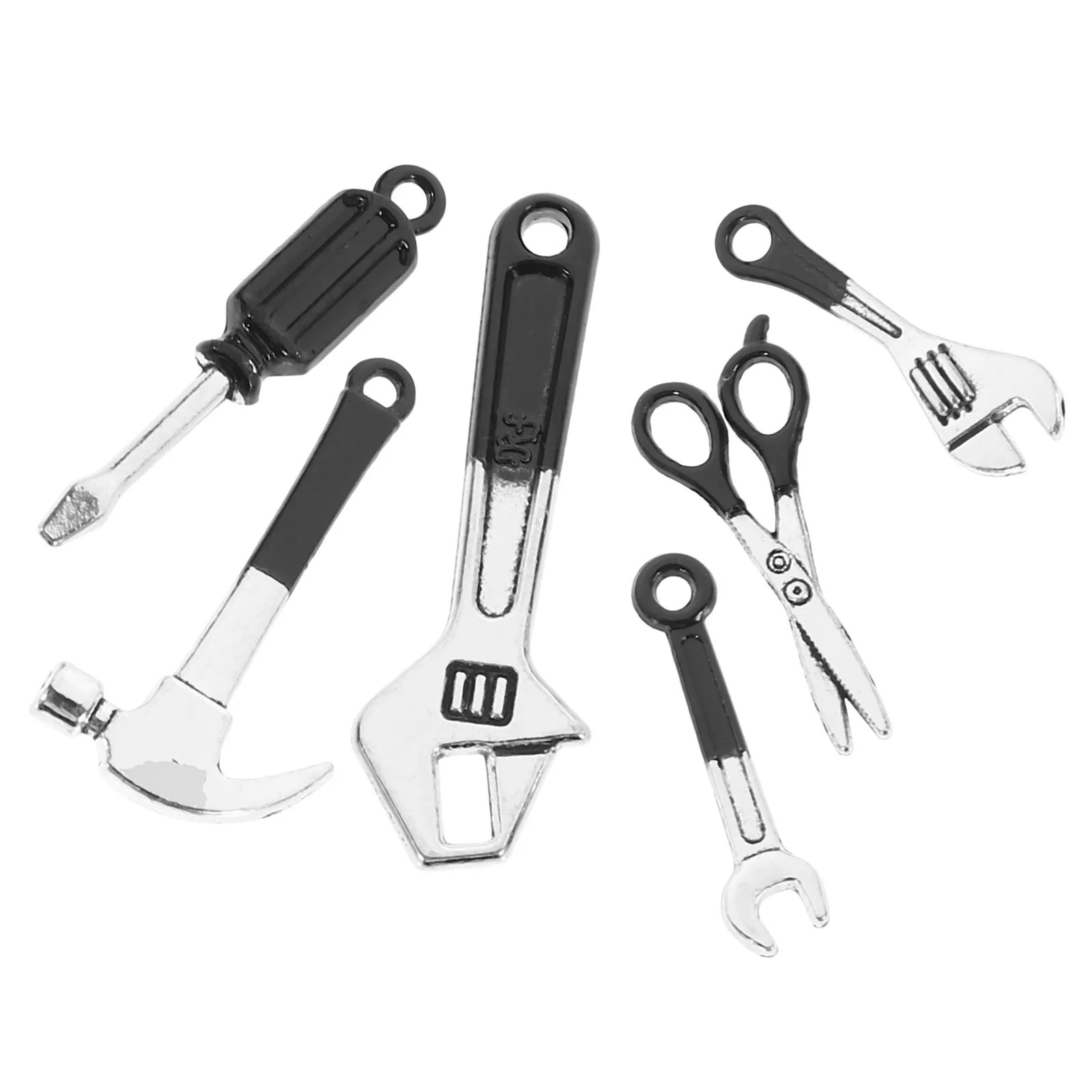 1 set Miniature Tools Set Hammer Wrench Dollhouse Props Small Size Smooth Surface Lightweight Safe No Burrs Versatile
1 set Miniature Tools Set Hammer Wrench Dollhouse Props Small Size Smooth Surface Lightweight Safe No Burrs Versatile