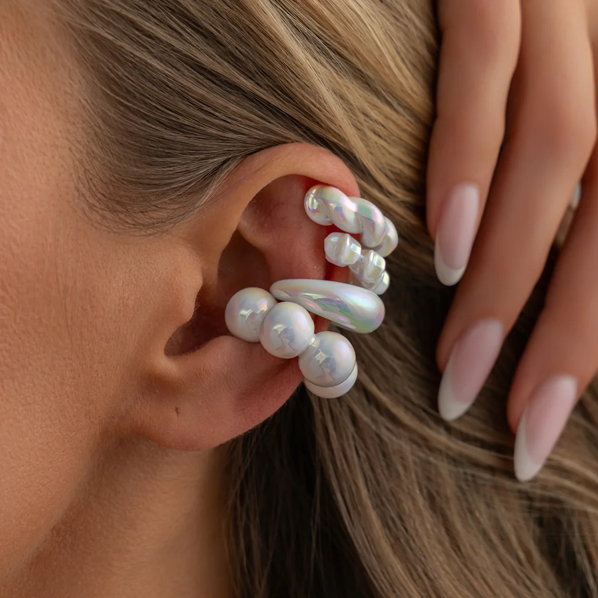 4Pcs Trendy Colorful Non-Piercing Clip Earrings Set Women Creative CCB C-Shape Ear Cuff Earring Daily Charm Jewelry
4Pcs Trendy Colorful Non-Piercing Clip Earrings Set Women Creative CCB C-Shape Ear Cuff Earring Daily Charm Jewelry