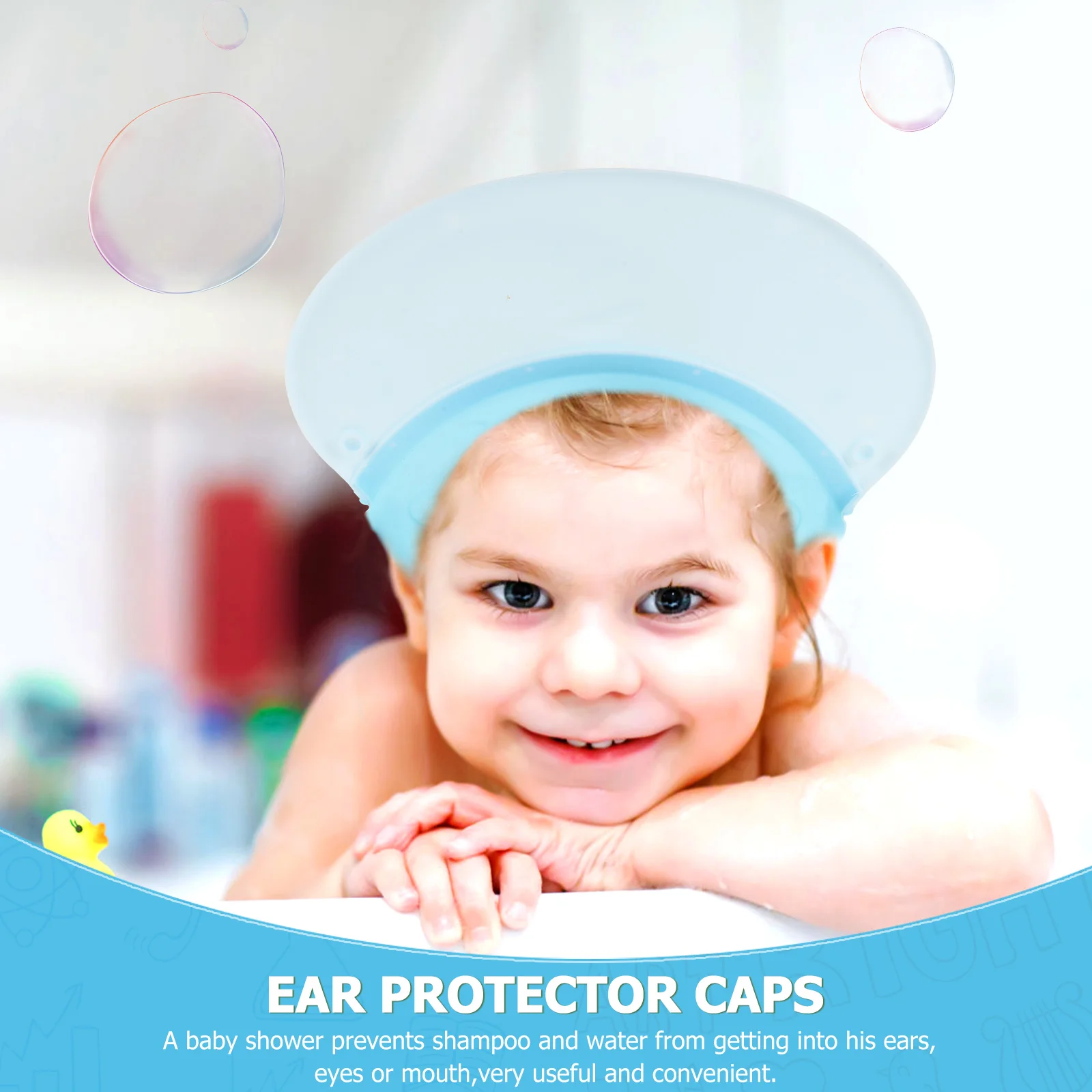 Infant Waterproof Shower Cap Shampoo Toddler Bath Sun Visor Hair Washing Hat Baby Ear Protector Adjustable TPE PP Material
Infant Waterproof Shower Cap Shampoo Toddler Bath Sun Visor Hair Washing Hat Baby Ear Protector Adjustable TPE PP Material