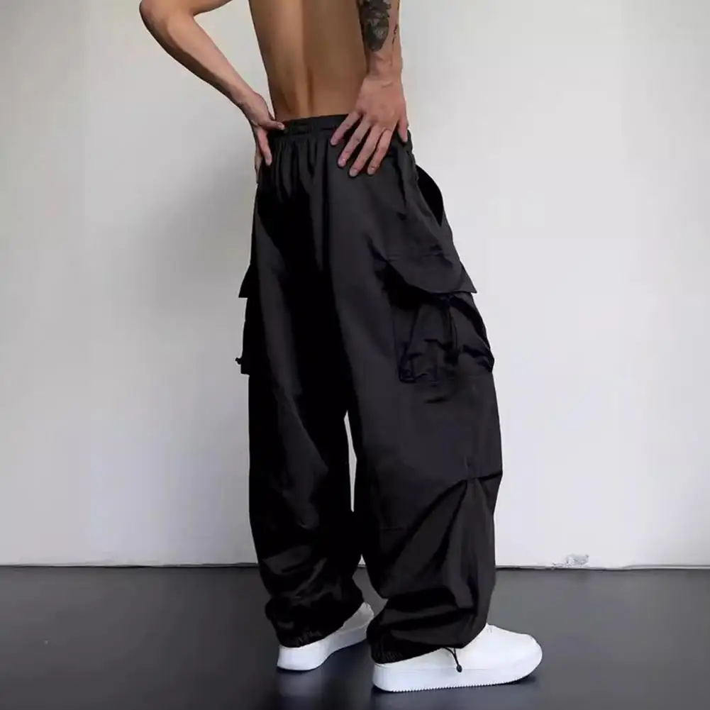 Men Baggy Pants with Secure Pockets Stylish Men's Cargo Pants with Multiple Pockets Elastic Waist Loose Fit for Streetwear
Men Baggy Pants with Secure Pockets Stylish Men's Cargo Pants with Multiple Pockets Elastic Waist Loose Fit for Streetwear