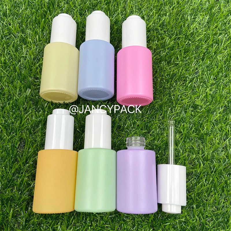 30ml pink purple macaroonPress Dropper Lid White Frost Glass Essence Emulsion Bottle Empty Cosmetic Essential Oil vials
30ml pink purple macaroonPress Dropper Lid White Frost Glass Essence Emulsion Bottle Empty Cosmetic Essential Oil vials