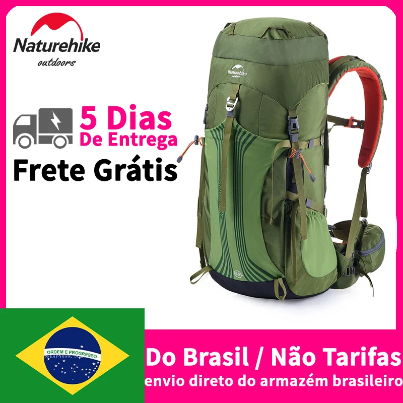 Naturehike 55L Camping Hiking Backpack External Frame Hiking Backpacks 65L Large Capacity Trekking Mountaineering Climbing Bag
Naturehike 55L Camping Hiking Backpack External Frame Hiking Backpacks 65L Large Capacity Trekking Mountaineering Climbing Bag