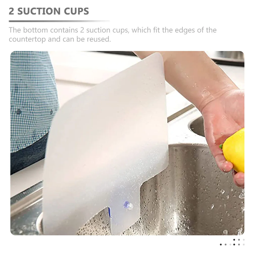 6 Pcs Sink Splash Guard for Camper Kitchen Splashing Proof with Suction Cups Wear-resistant Sink-Splash Guards Pvc Water Dishes
6 Pcs Sink Splash Guard for Camper Kitchen Splashing Proof with Suction Cups Wear-resistant Sink-Splash Guards Pvc Water Dishes
