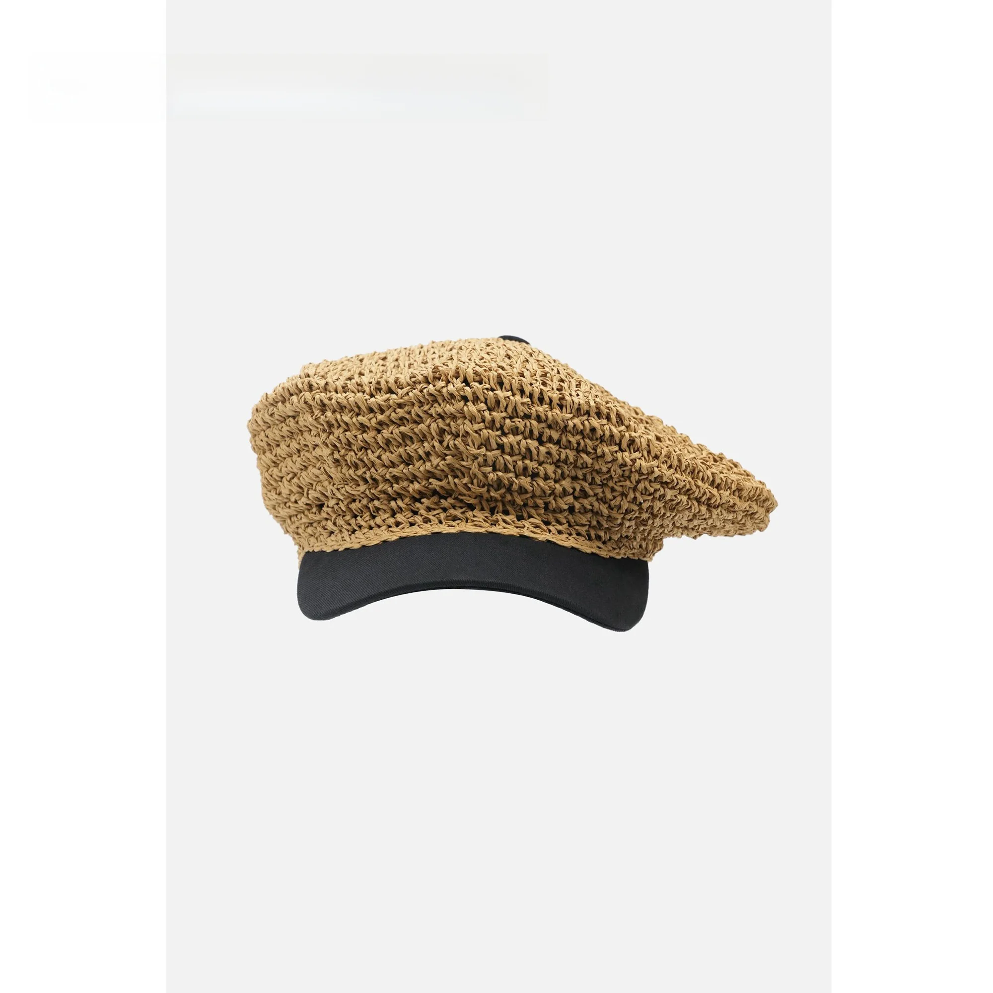 Retro Grass Woven Octagonal Beret Hat Women's Breathable Hollow out Summer Casual Double Color Painter Hat Korean Style
Retro Grass Woven Octagonal Beret Hat Women's Breathable Hollow out Summer Casual Double Color Painter Hat Korean Style