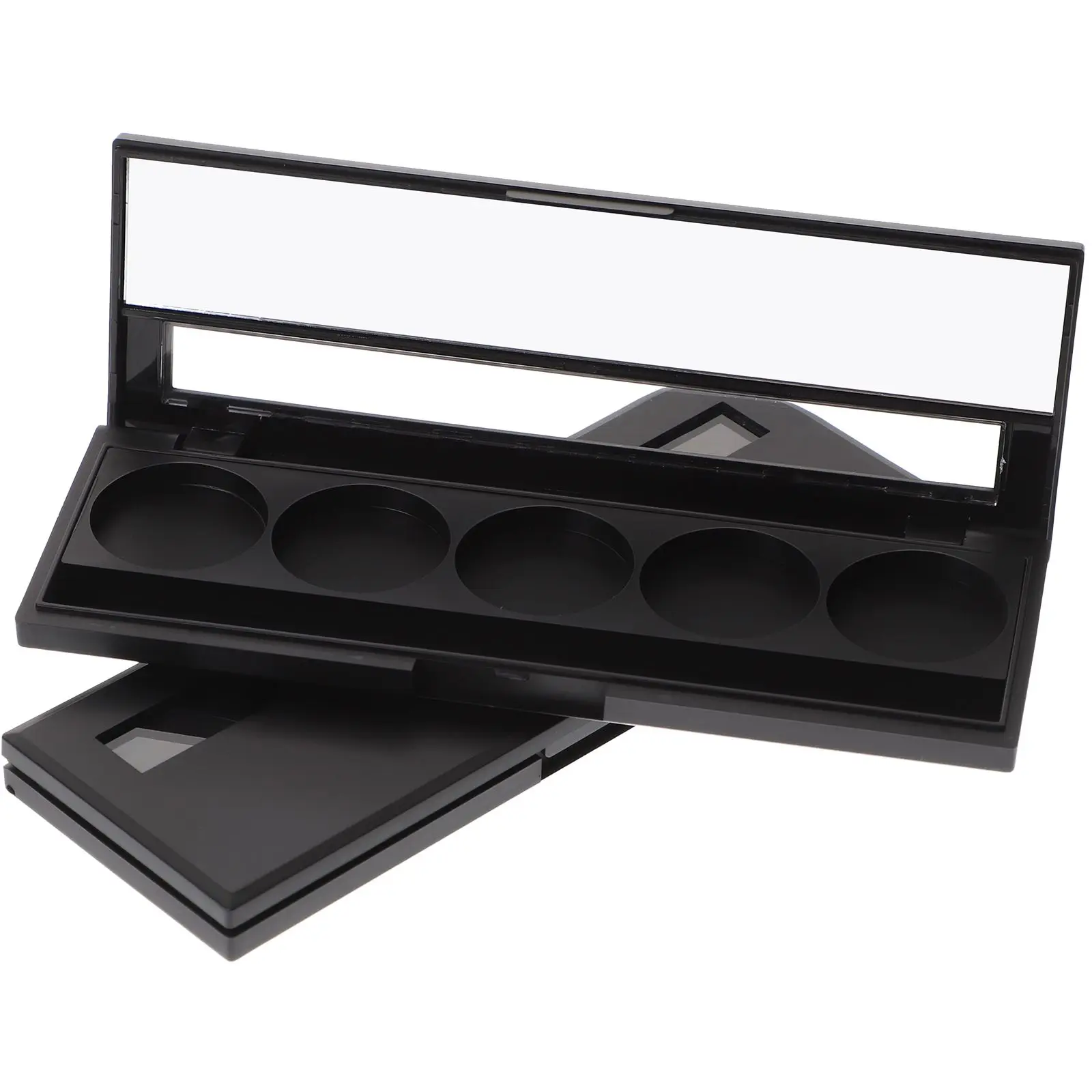 2Pcs Eyeshadow Box Empty Containers for Blush Foundation Makeup Organizer Accessories Black Large Capacity Portable
2Pcs Eyeshadow Box Empty Containers for Blush Foundation Makeup Organizer Accessories Black Large Capacity Portable