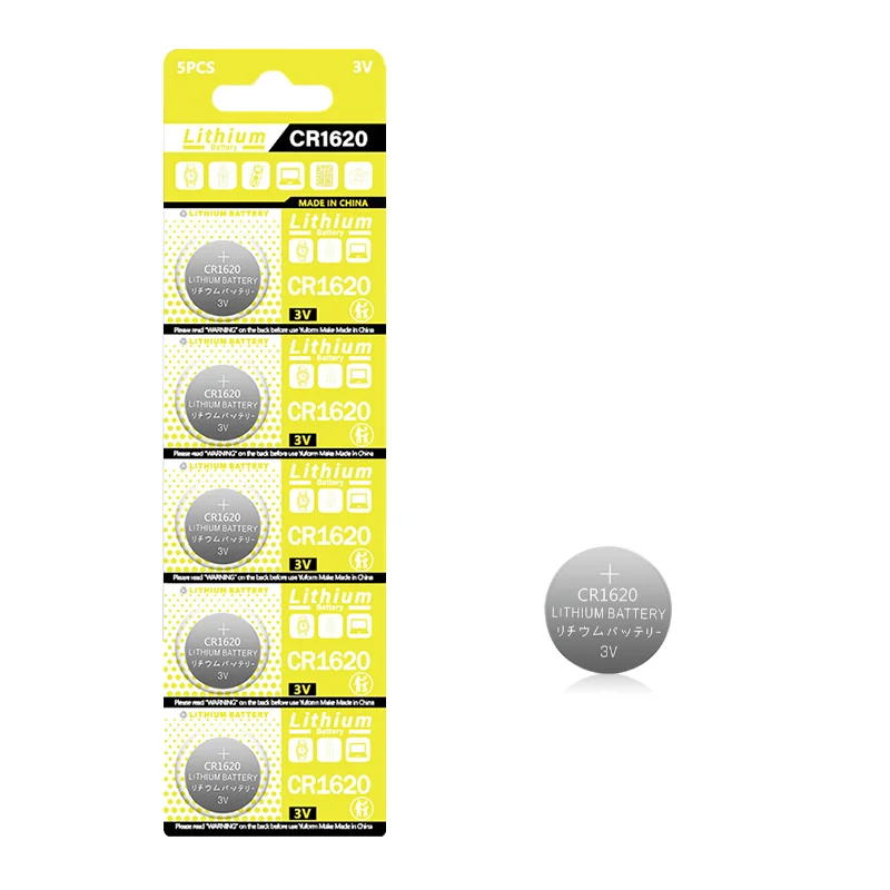 CR1620 Battery CR 1620 3V Button Watch Battery Automatic Calculator Remote Control Balance DL1620 BR1620 Button Lithium Battery
CR1620 Battery CR 1620 3V Button Watch Battery Automatic Calculator Remote Control Balance DL1620 BR1620 Button Lithium Battery