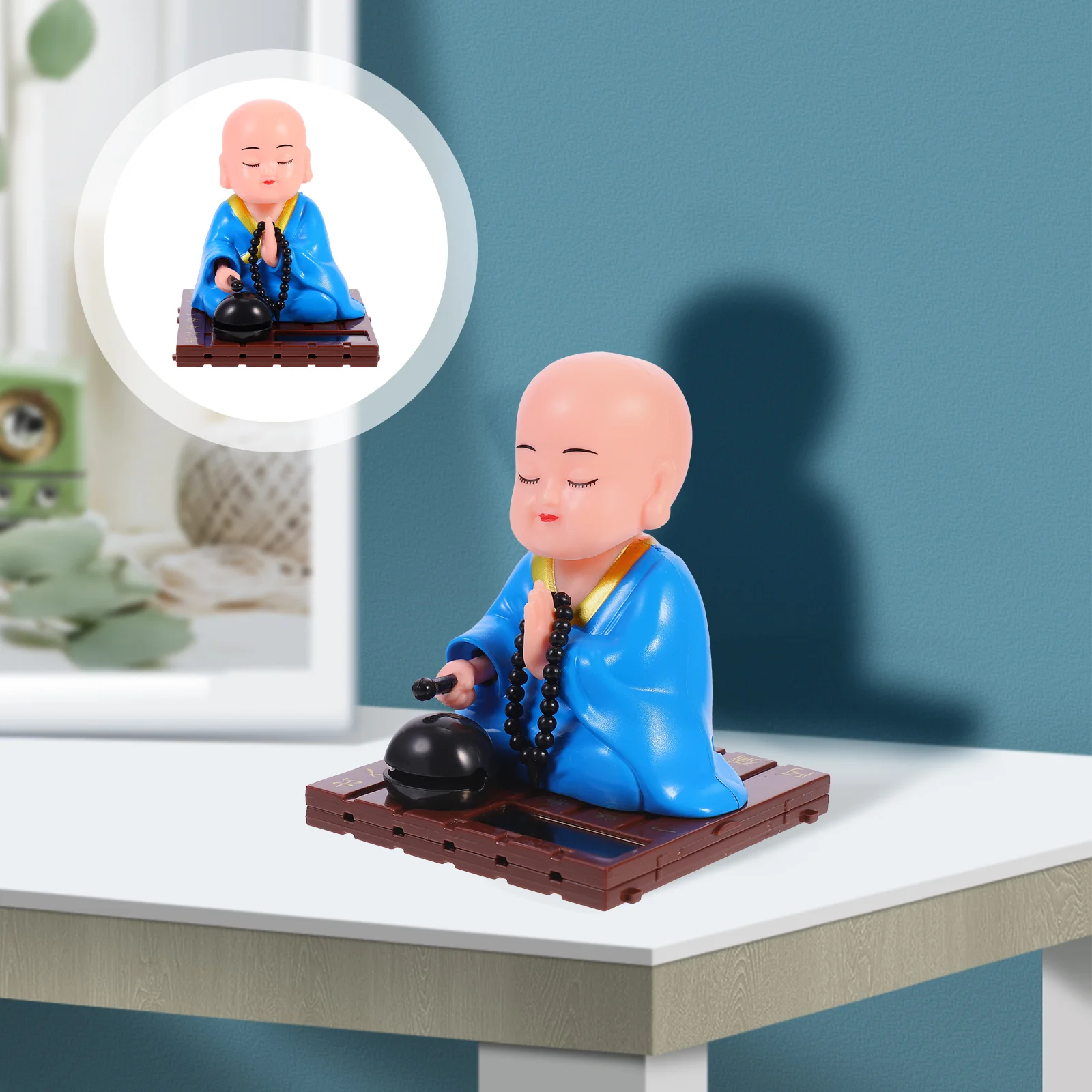 Ornaments Home Decor Little Monk Shape Babies Dolls Solar Statues Plastic Baby Decoration
Ornaments Home Decor Little Monk Shape Babies Dolls Solar Statues Plastic Baby Decoration