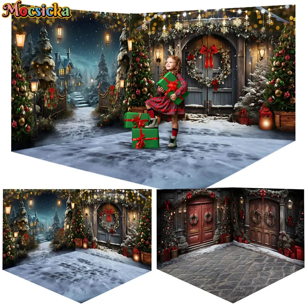 3D Room Christmas Backdrops For Photography Cathedral Wooden Door Winter Snow Holiday Family Portrait Background Kids Cake Smash
3D Room Christmas Backdrops For Photography Cathedral Wooden Door Winter Snow Holiday Family Portrait Background Kids Cake Smash