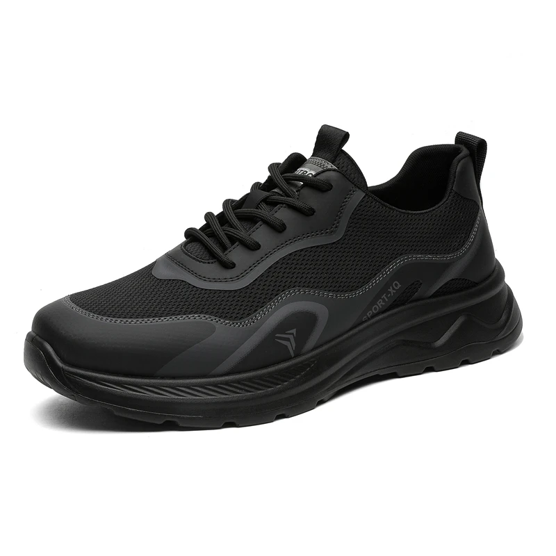 GIOIO New trendy black men's shoes Breathable mesh sneakers all match platform casual shoes
GIOIO New trendy black men's shoes Breathable mesh sneakers all match platform casual shoes