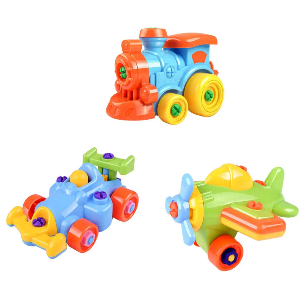 3Pcs Assembly Train Plane Kart Detachable Set DIY Kids Gift Promote Creativity Imagination Hand Coordination Ability
3Pcs Assembly Train Plane Kart Detachable Set DIY Kids Gift Promote Creativity Imagination Hand Coordination Ability