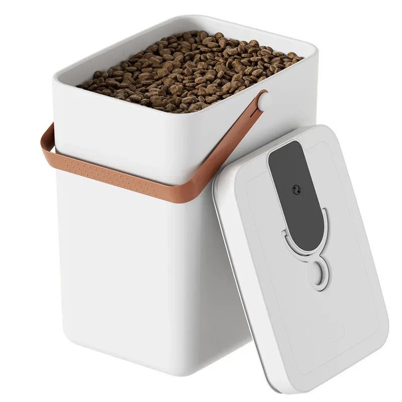Smart Vacuum Grain Storage Bucket Sealed Moisture-proof Cat Food Bucket Pet Cat Food Dog Food Preservation Large Capacity
Smart Vacuum Grain Storage Bucket Sealed Moisture-proof Cat Food Bucket Pet Cat Food Dog Food Preservation Large Capacity