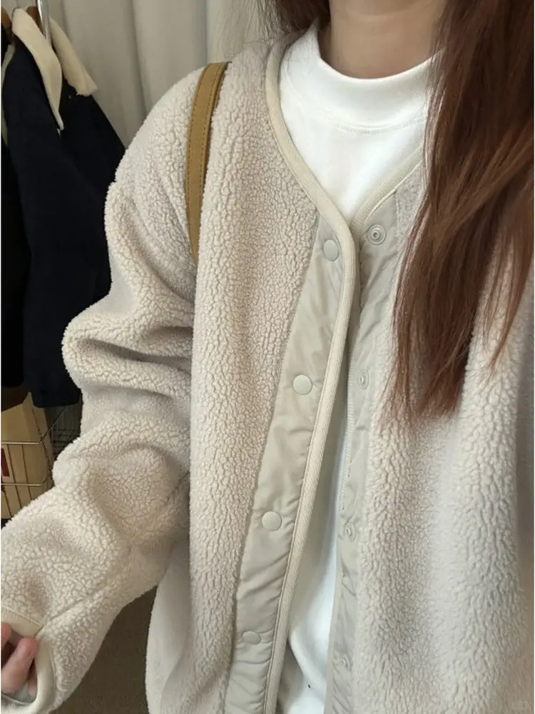 Khaki Color ex Lightweight Nel Fce Lamb Velvet Warm Cotton Jaet Spring Autumn Winter Casual Loose Fit Zipper Cl...
Khaki Color ex Lightweight Nel Fce Lamb Velvet Warm Cotton Jaet Spring Autumn Winter Casual Loose Fit Zipper Cl...