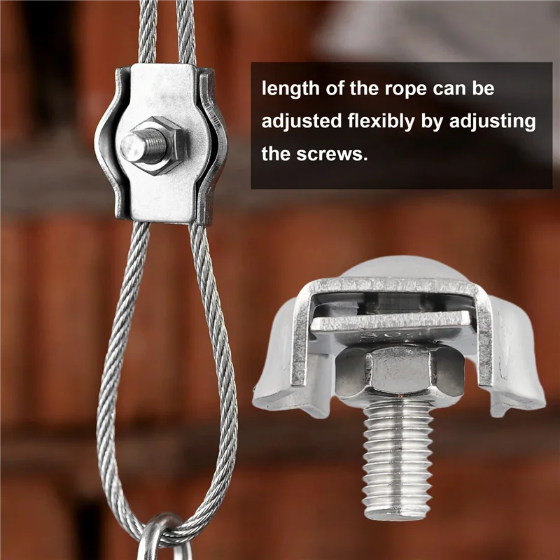 UISN 10Pcs Clamps, Wire Cord Clamps, Stainless Steel 304 Cable Clamps, Wire Rope Steel Cable Fixing Clip M10
UISN 10Pcs Clamps, Wire Cord Clamps, Stainless Steel 304 Cable Clamps, Wire Rope Steel Cable Fixing Clip M10