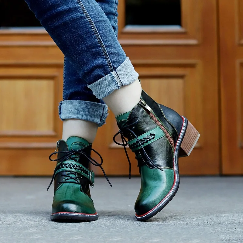 2025 Autumn Winter Genuine Leather British Style Boots for Women 5CM Square Heel Women Ankle Boots Ladies Belt Buckle Shoes
2025 Autumn Winter Genuine Leather British Style Boots for Women 5CM Square Heel Women Ankle Boots Ladies Belt Buckle Shoes