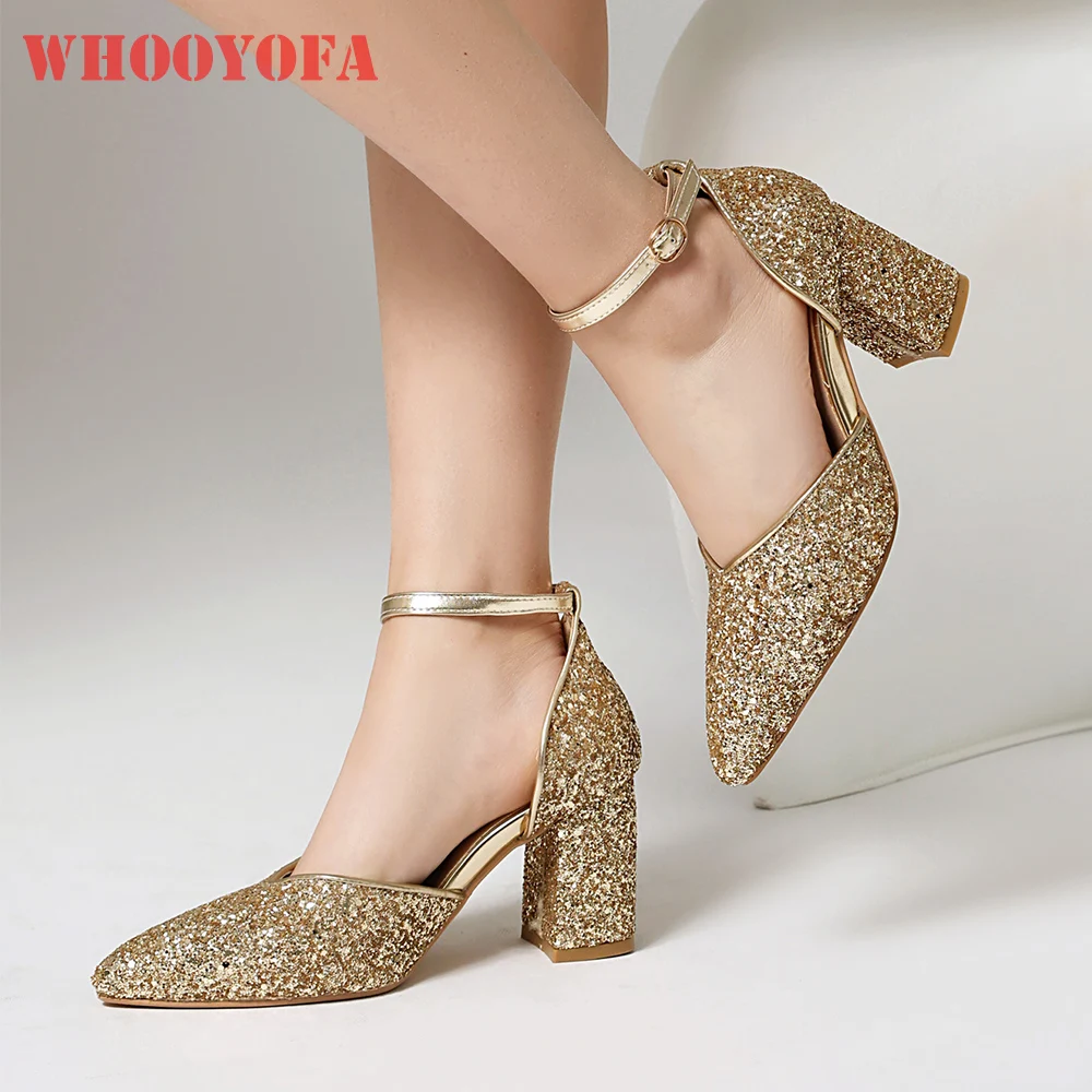 2026 Summer Fashion Gold Women Sandals Wide Fit Pointed Toe High Block Heel Lady Shoes Plus Size 10 44 48 Ankle Strap
2026 Summer Fashion Gold Women Sandals Wide Fit Pointed Toe High Block Heel Lady Shoes Plus Size 10 44 48 Ankle Strap