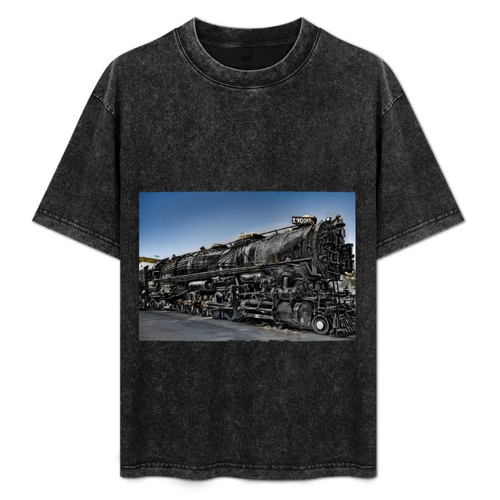 Union Pacific Steam Locomotive No. 9000 - Rail Giants Train Museum, Pomona, CA, USA T-Shirt Stylish Print Short Sleeve Tee
Union Pacific Steam Locomotive No. 9000 - Rail Giants Train Museum, Pomona, CA, USA T-Shirt Stylish Print Short Sleeve Tee