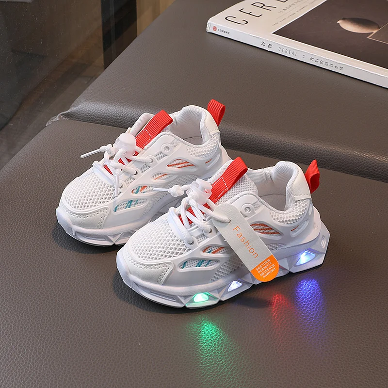 1-6 Years LED Baby Luminous Shoes Boys Glowing Children Sport Sneakers Kids Girls Anti-slip Toddler Mesh Shoes Led Flash Lights
1-6 Years LED Baby Luminous Shoes Boys Glowing Children Sport Sneakers Kids Girls Anti-slip Toddler Mesh Shoes Led Flash Lights
