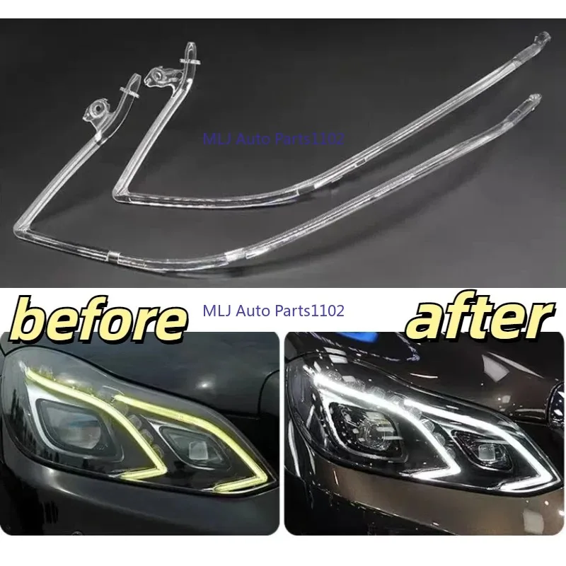 For Mercedes-Benz E Series W212 2014-2015 LED DRL Daytime Running Light Guide Plate Tube 
For Mercedes-Benz E Series W212 2014-2015 LED DRL Daytime Running Light Guide Plate Tube