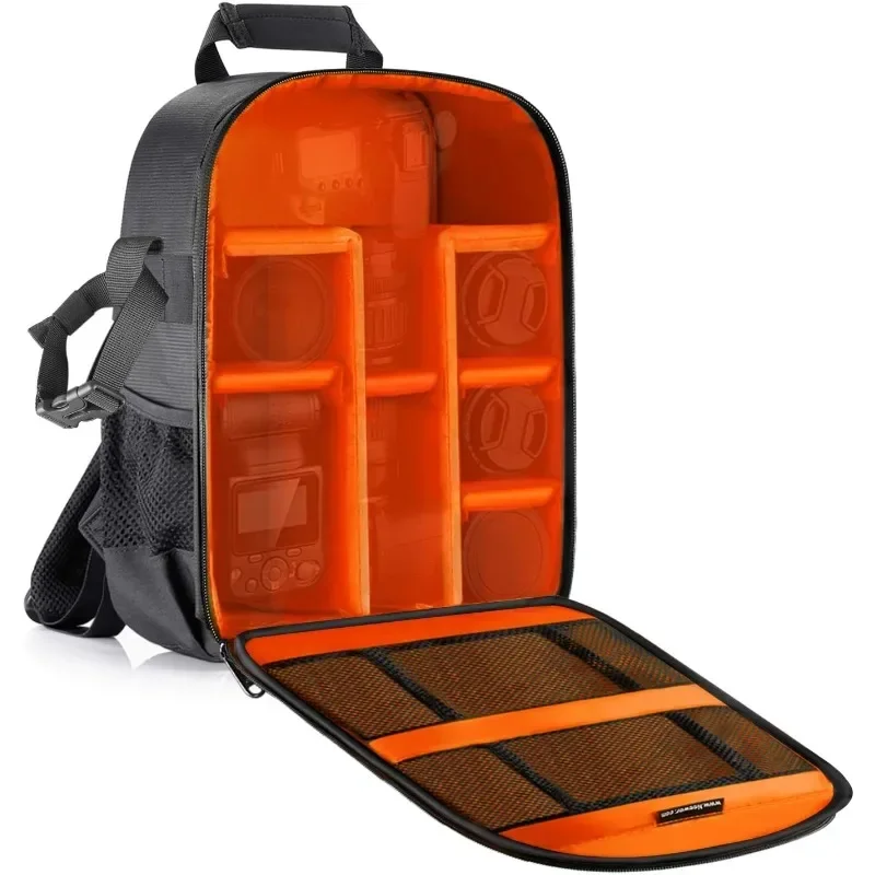 Camera Backpack Bag for photographers with Waterproof Shockproof Partition Small Camera Insert Case for DSLR Camera
Camera Backpack Bag for photographers with Waterproof Shockproof Partition Small Camera Insert Case for DSLR Camera