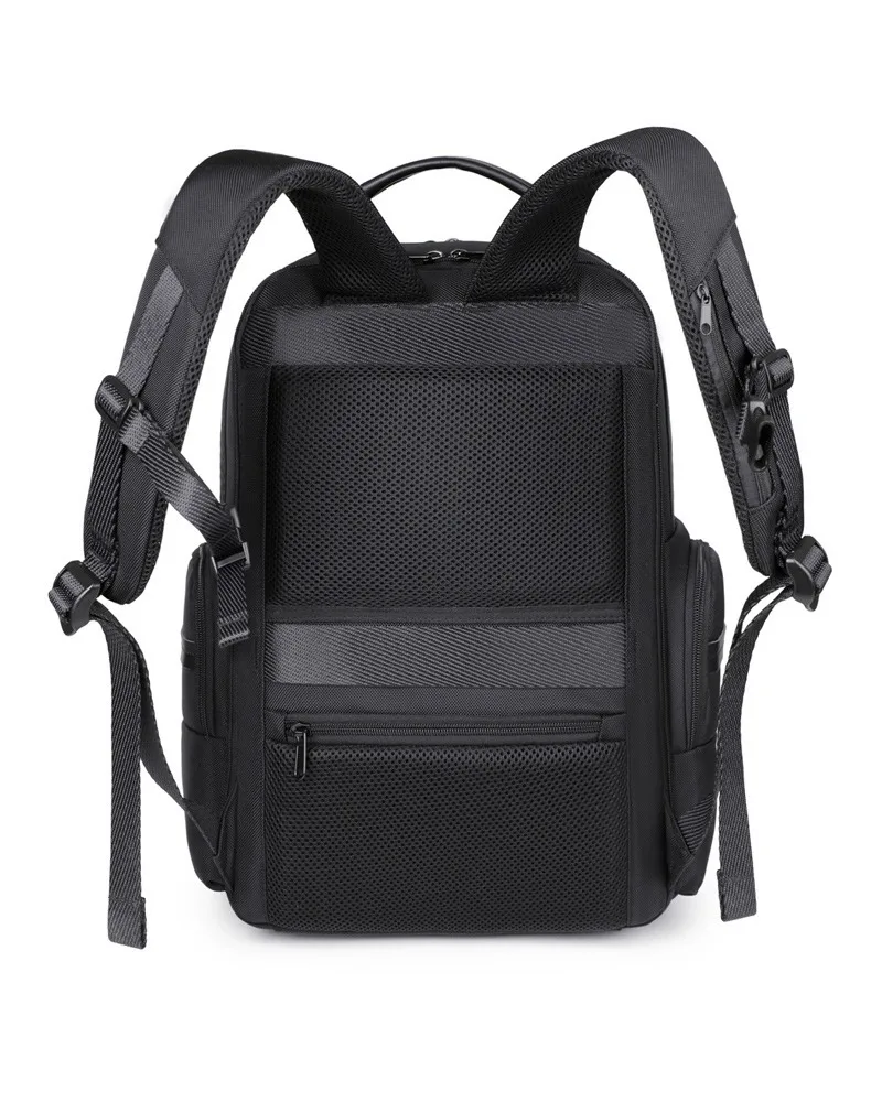 Black Functional Business Laptop Backpack with USB Charging Port and Luggage Strap Water Resistant Fabric Suitable for Office
Black Functional Business Laptop Backpack with USB Charging Port and Luggage Strap Water Resistant Fabric Suitable for Office