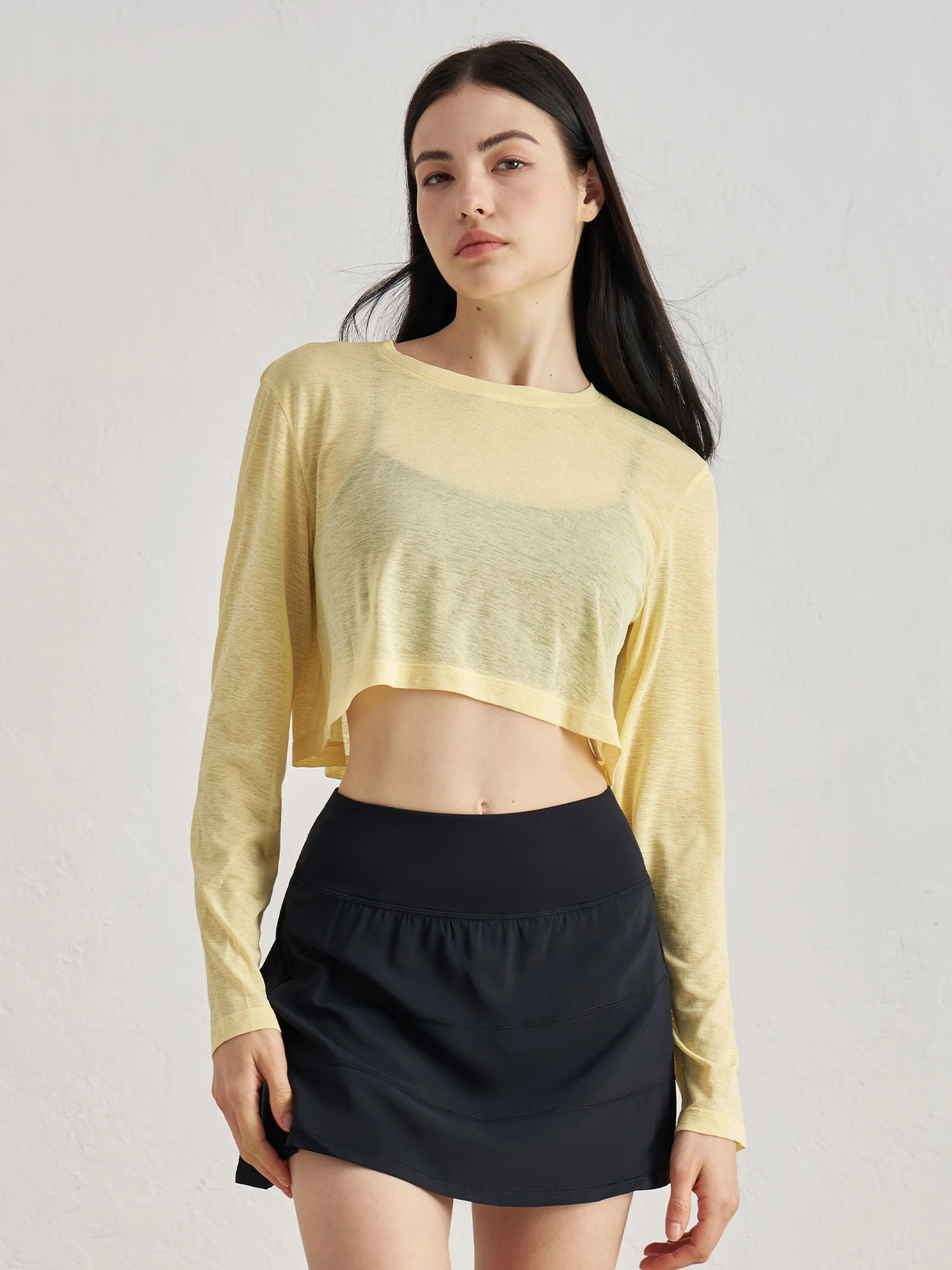 2023 New Spring And Summer Loose Midriff Outfit Sports Long Sleeves Outerwear Solid Color High Sense Yoga Ideal for Fitness Yoga
2023 New Spring And Summer Loose Midriff Outfit Sports Long Sleeves Outerwear Solid Color High Sense Yoga Ideal for Fitness Yoga