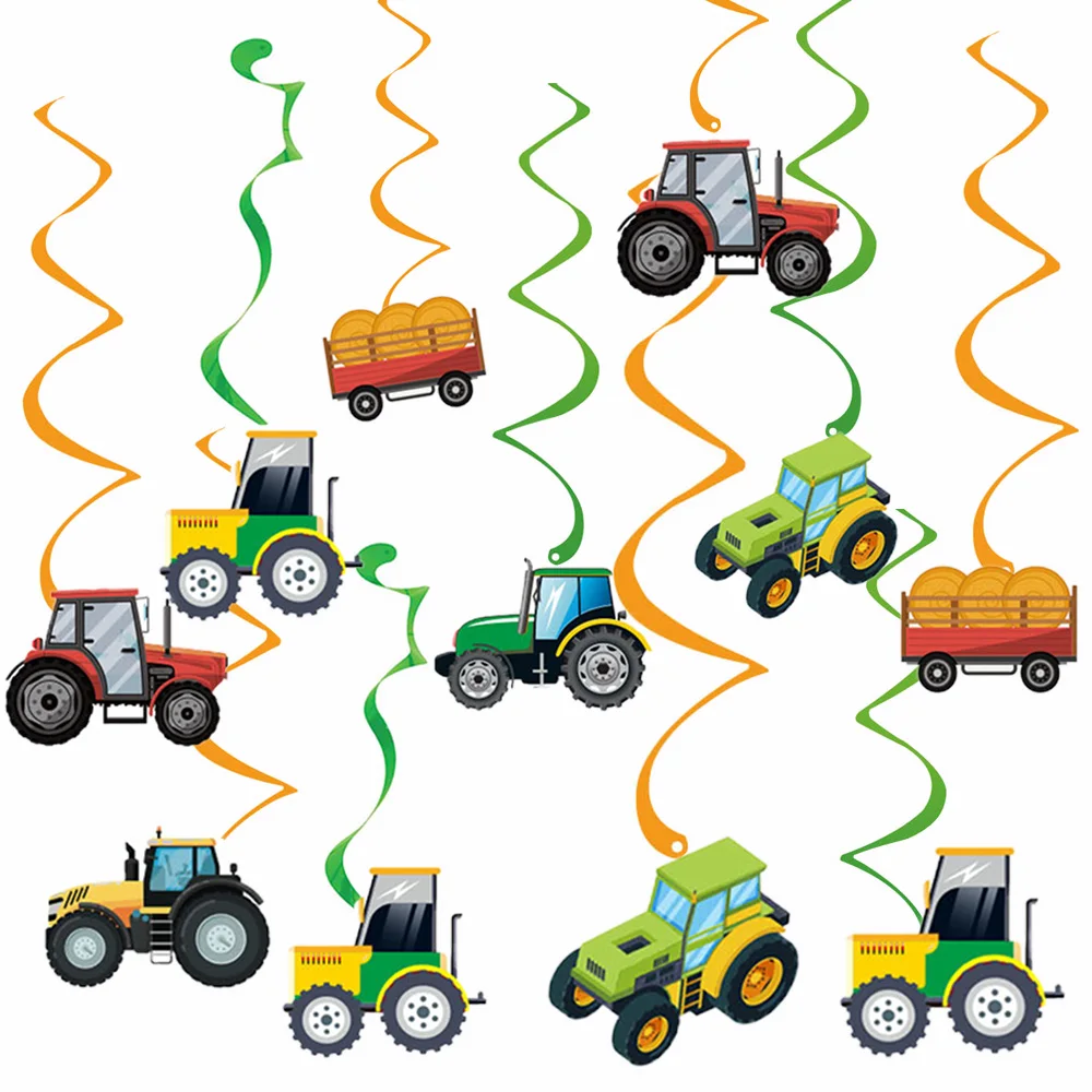 FarmTractor Birthday Party Supplies Hanging Swirls Banner Green Tractor Theme Party Decorations Kids Baby Shower
FarmTractor Birthday Party Supplies Hanging Swirls Banner Green Tractor Theme Party Decorations Kids Baby Shower