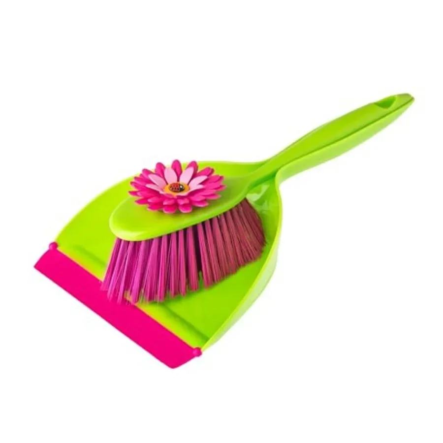 Flower Power Dust Pan and Brush Set - Mini Broom and Dustpan Set, Handheld Broom and Dustpan Set With Whisk Broom, Small Dustpa
Flower Power Dust Pan and Brush Set - Mini Broom and Dustpan Set, Handheld Broom and Dustpan Set With Whisk Broom, Small Dustpa