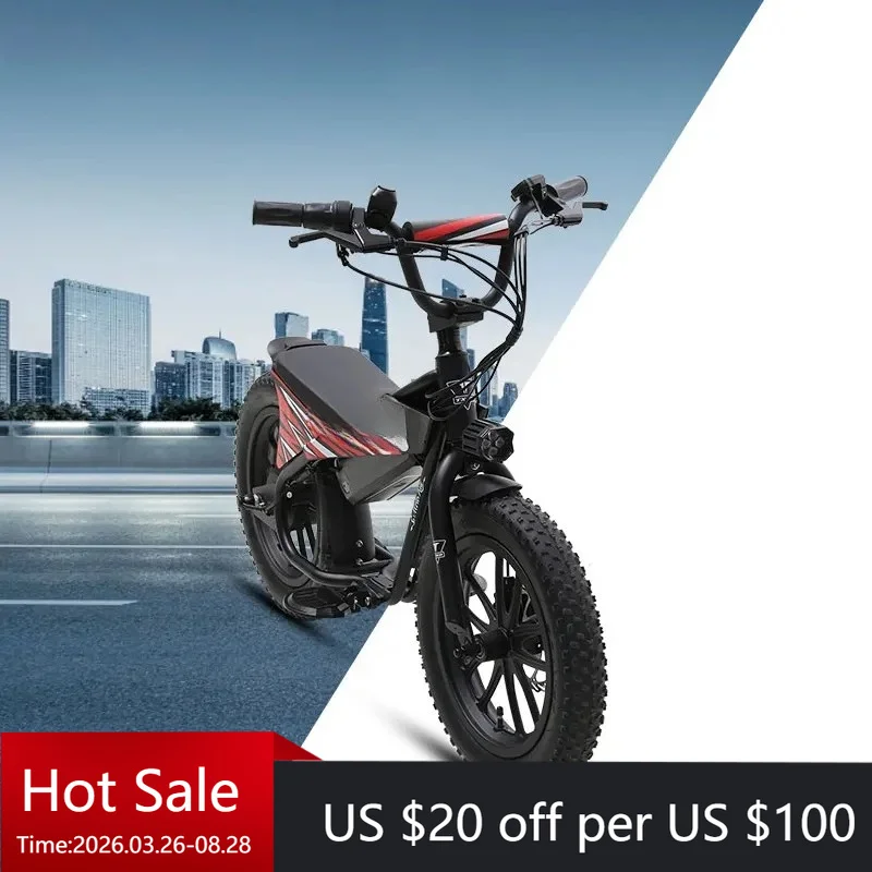 TC TXED 16 Tire Steel Disc Brakes 36V 250W Full Shock Frame TIG Welded E Kids Motorcycle
TC TXED 16 Tire Steel Disc Brakes 36V 250W Full Shock Frame TIG Welded E Kids Motorcycle